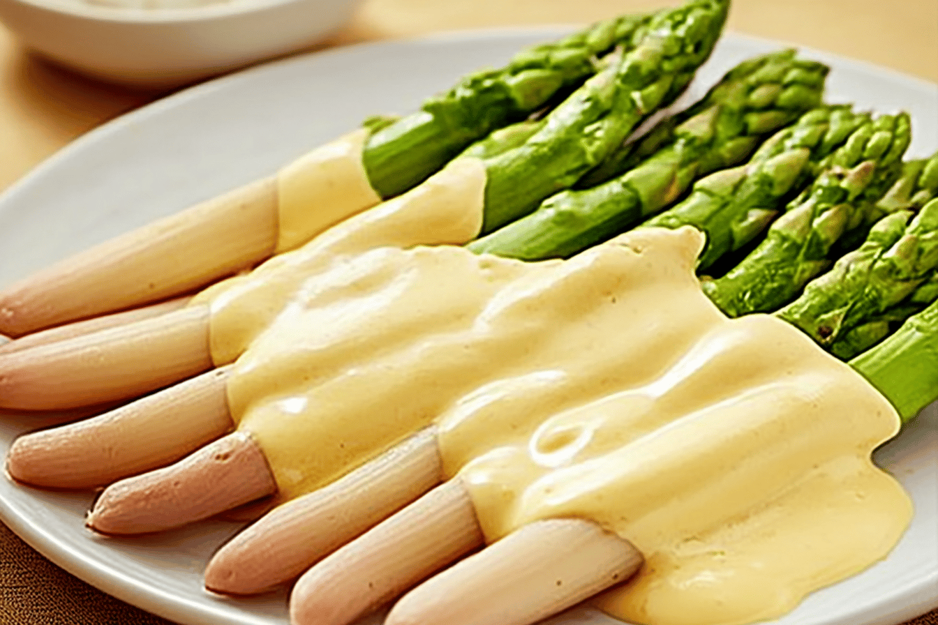 Asperges à la sauce hollandaise