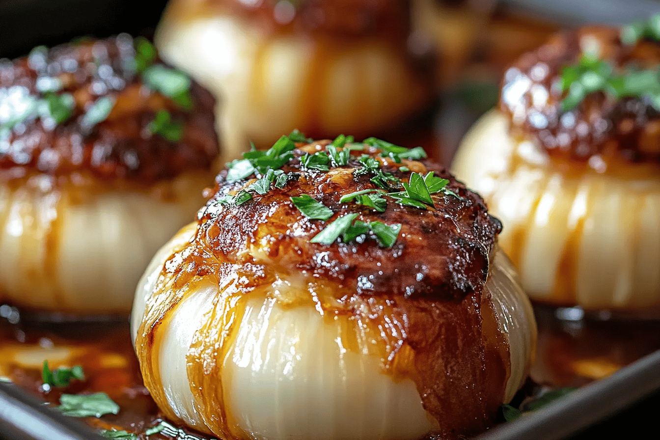 Bombes d'oignon au fromage