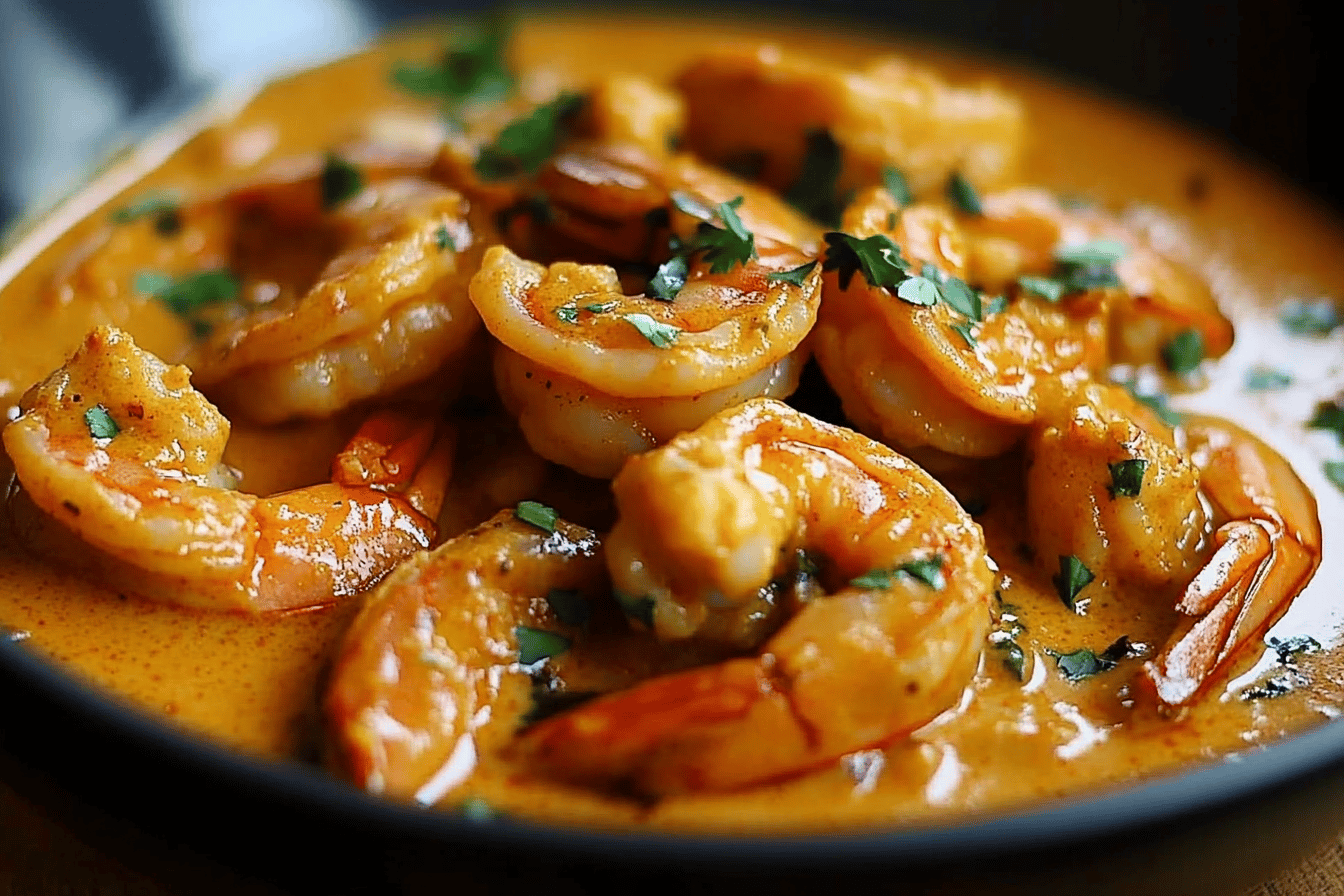 Curry de crevettes au coco