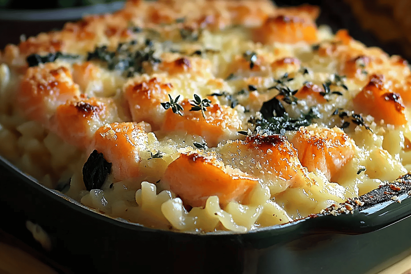 Parmentier de saumon aux épinards