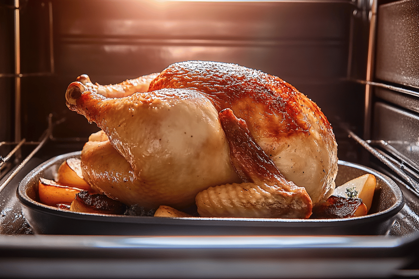 Poulet rôti au four