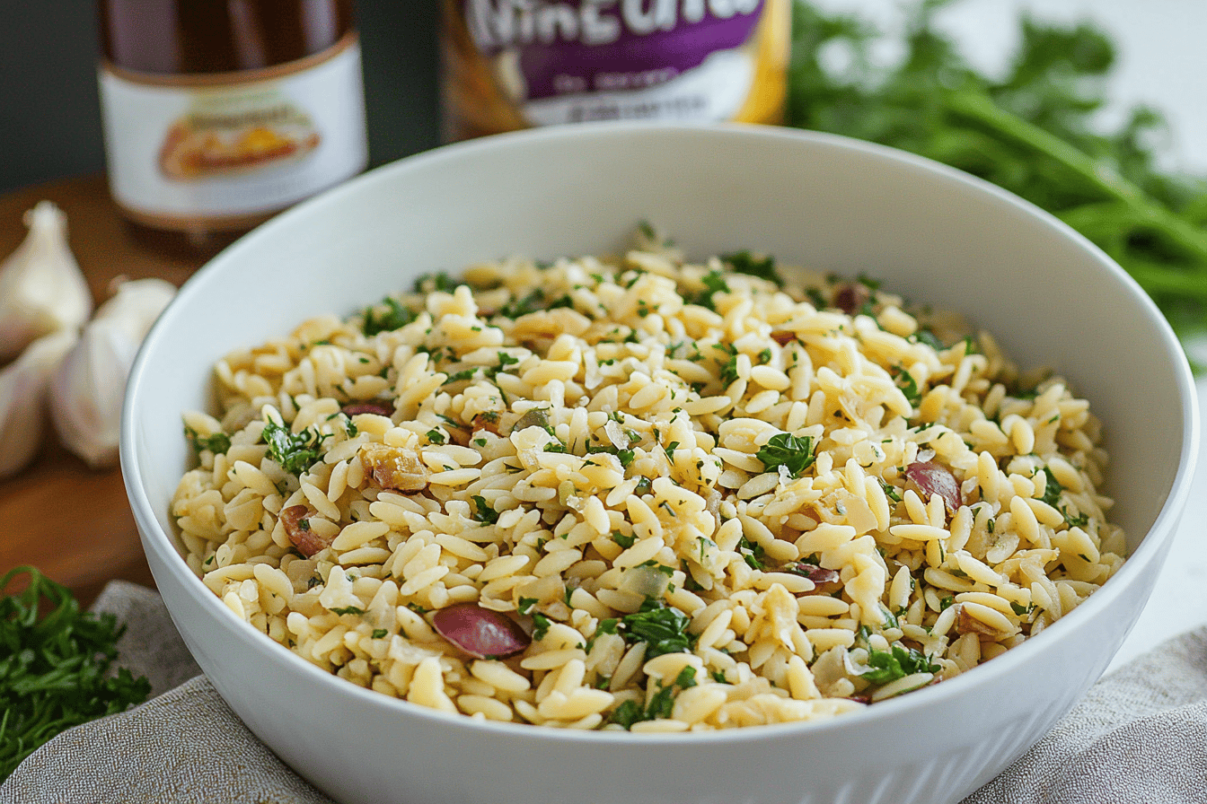 Salade d'orzo façon Jennifer Aniston