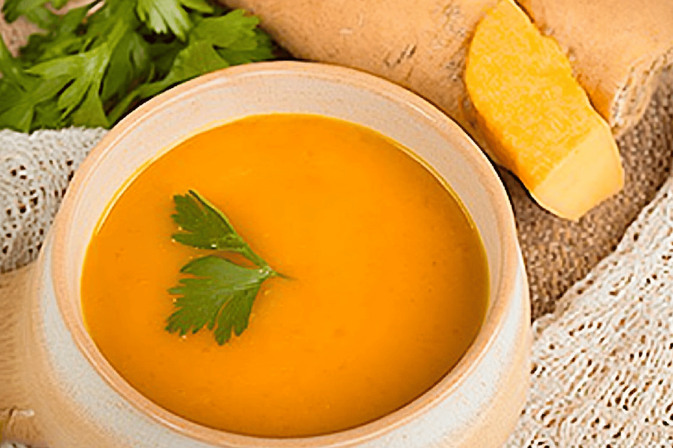 Soupe de carottes et patate douce