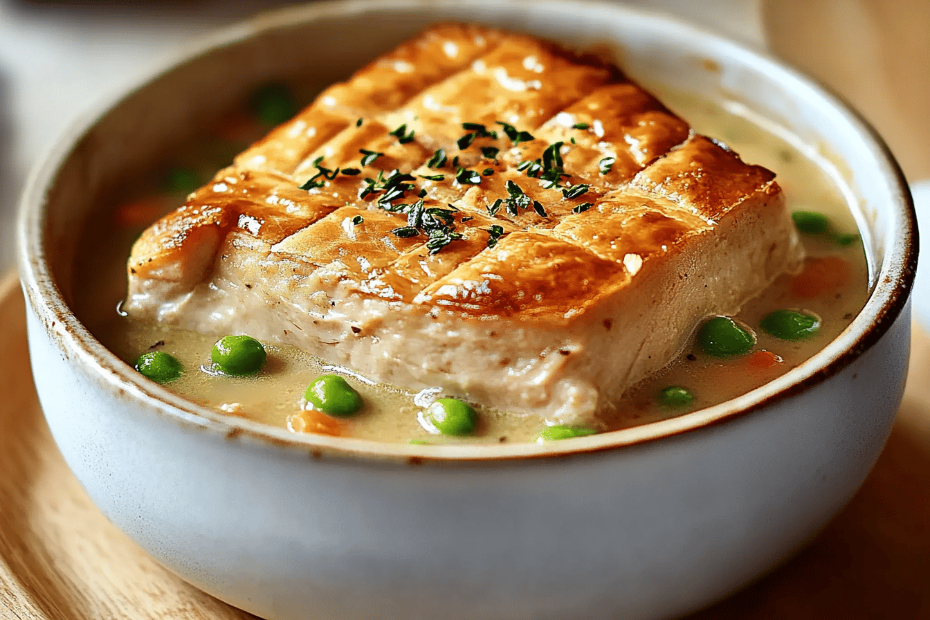 Soupe de poulet style pâté