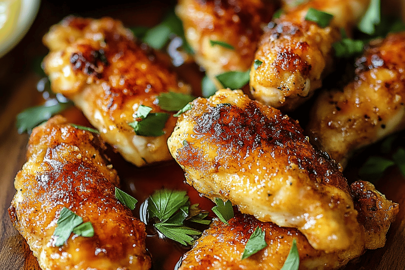 Tenders de poulet au miel épicé