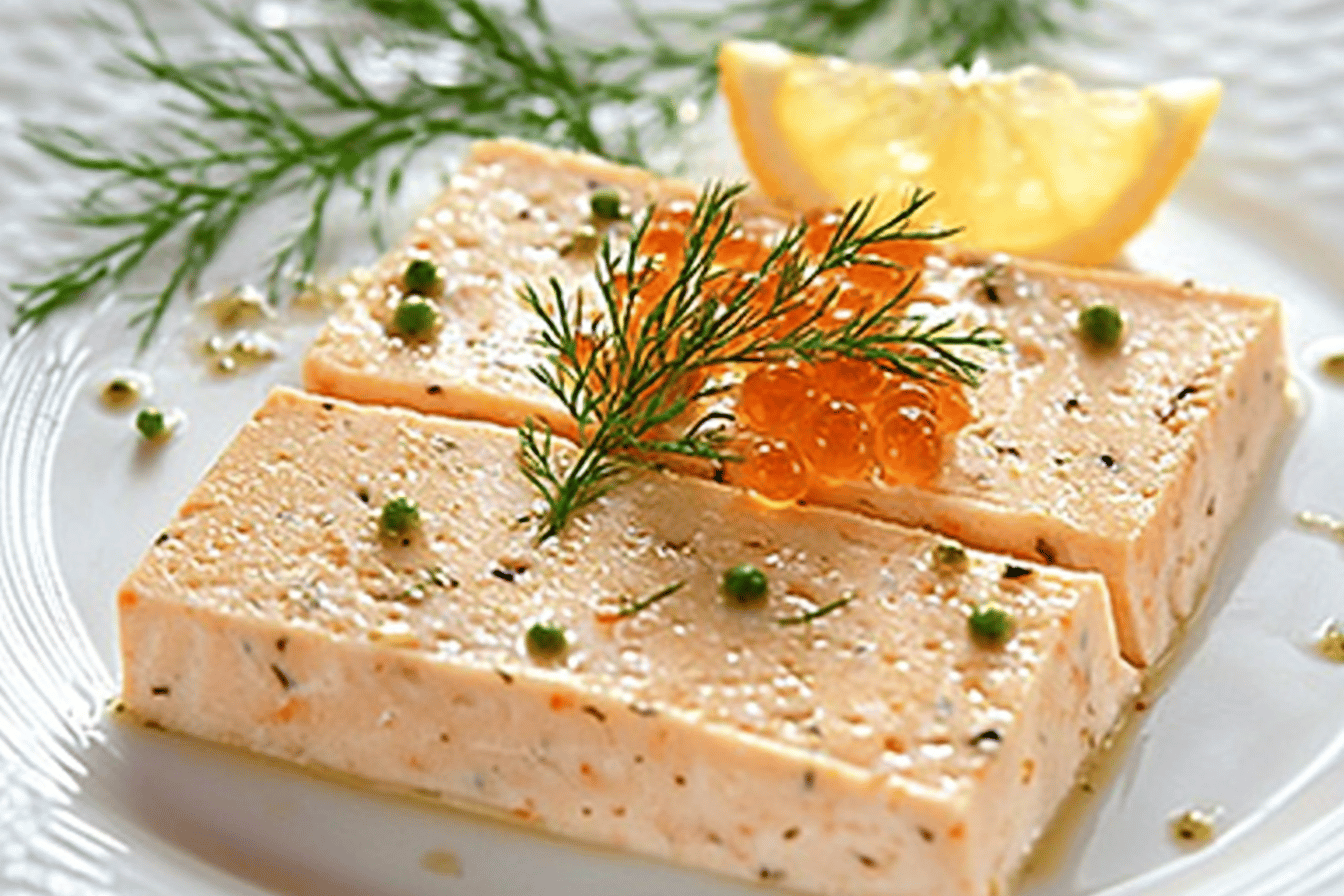 Terrine de saumon et cabillaud