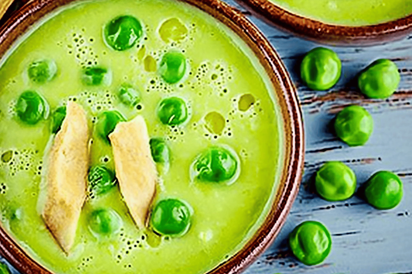 Velouté de petits pois