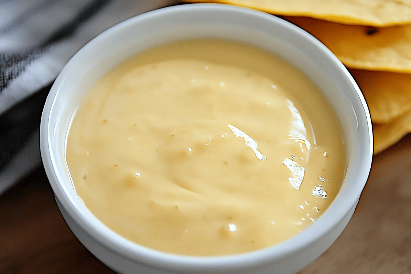 Sauce fromagère pour tacos