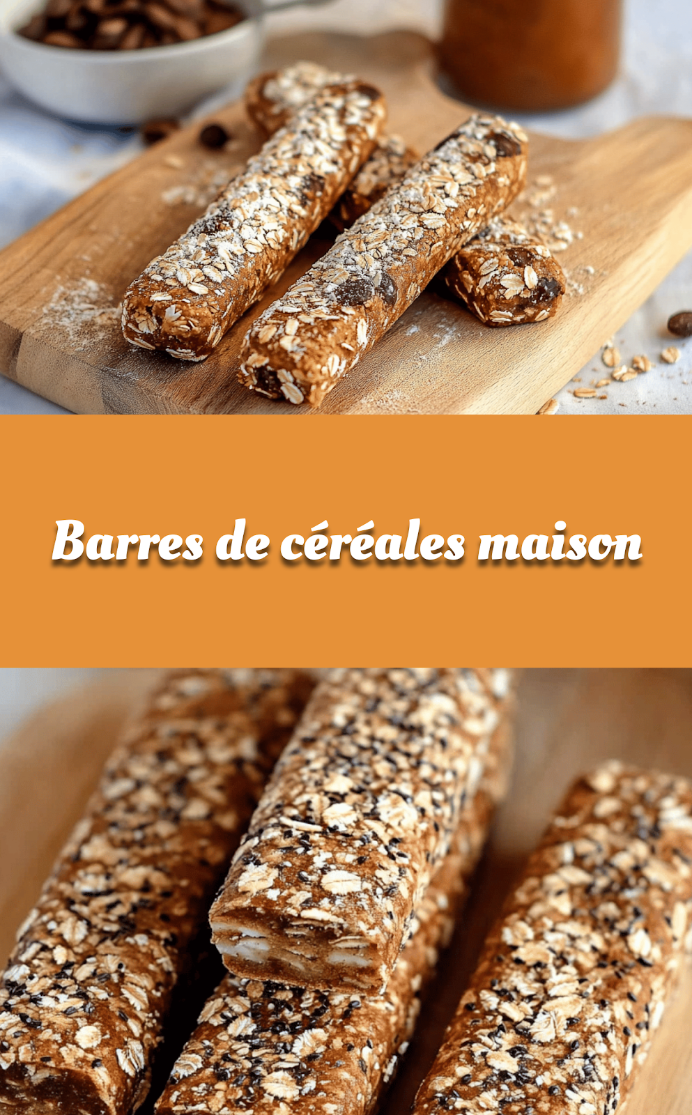 Barres de céréales maison