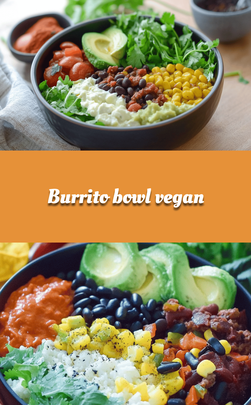 Burrito bowl vegan