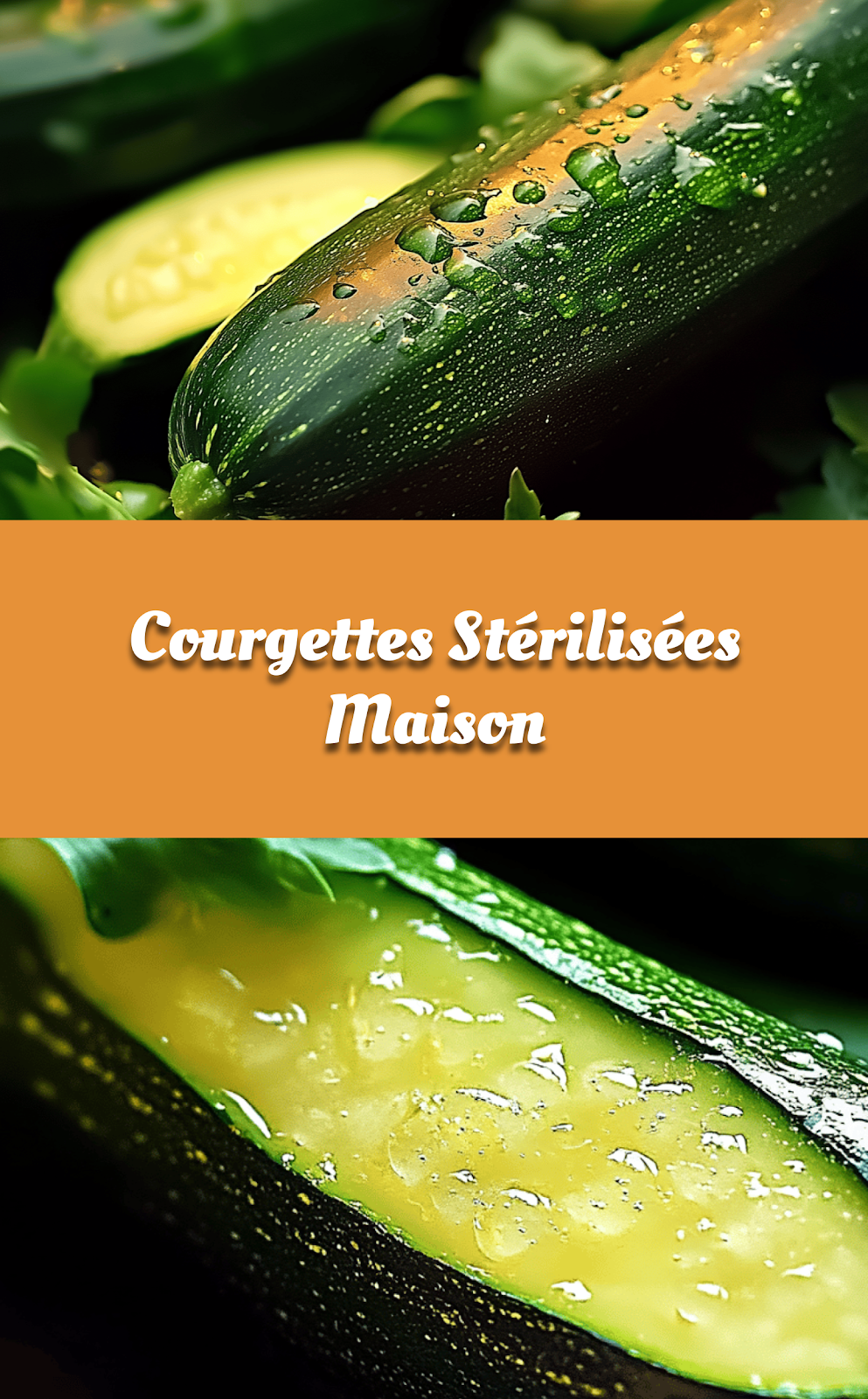 Courgettes Stérilisées Maison