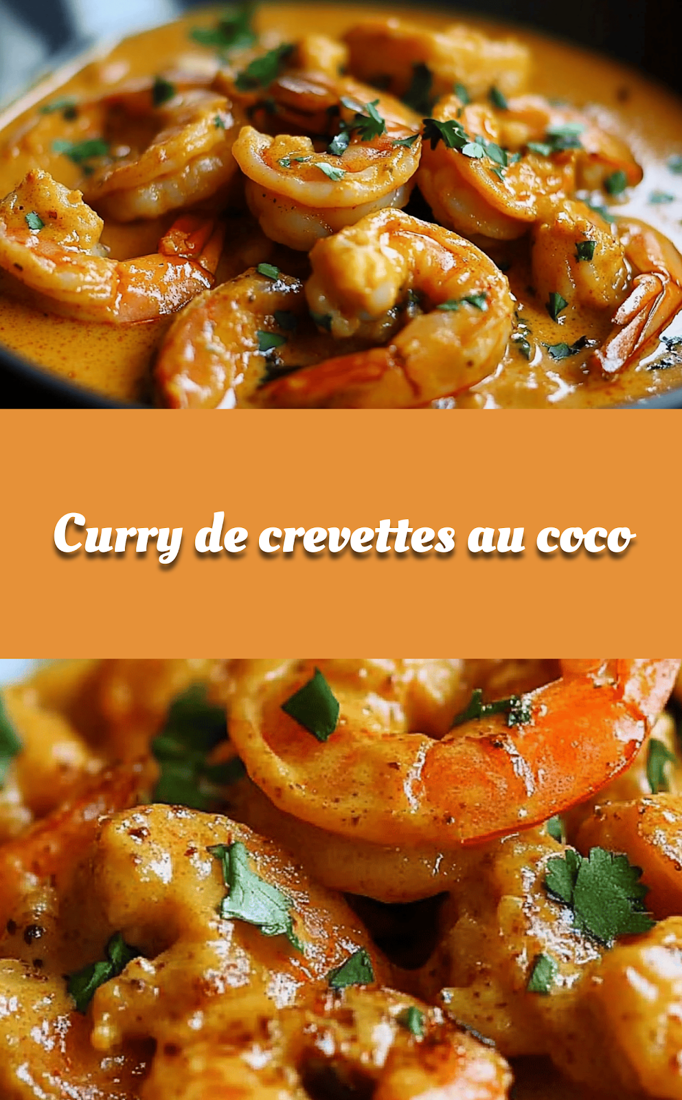 Curry de crevettes au coco