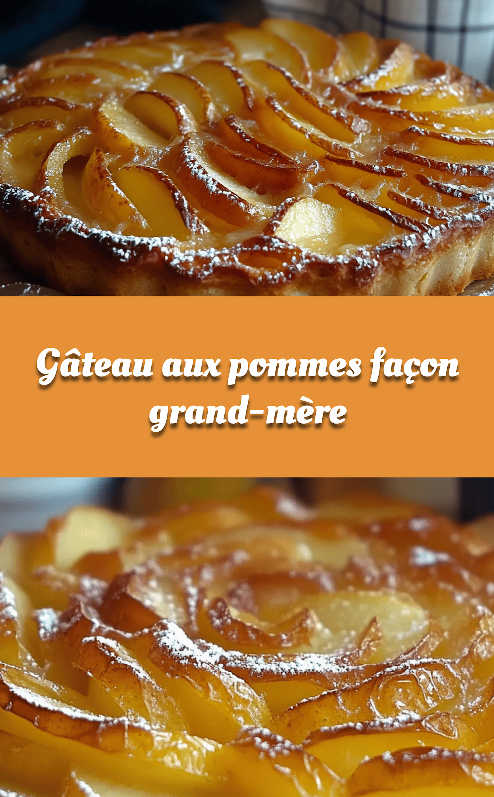 Gâteau aux pommes façon grand-mère