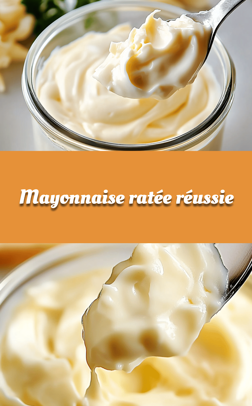 Mayonnaise ratée réussie