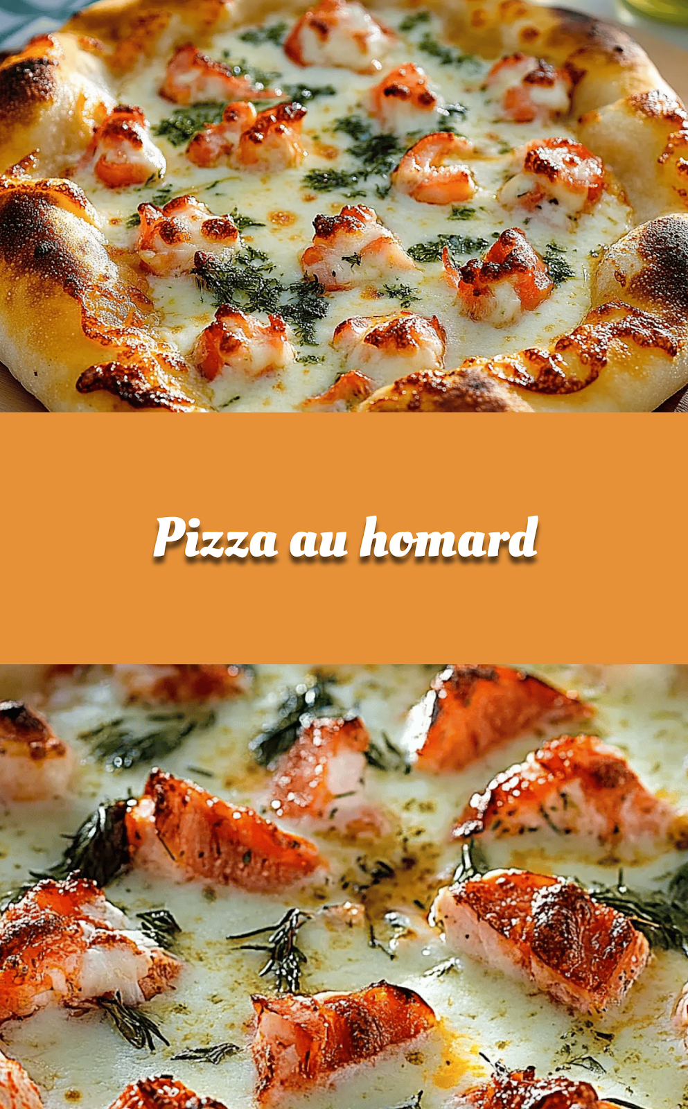 Pizza au homard