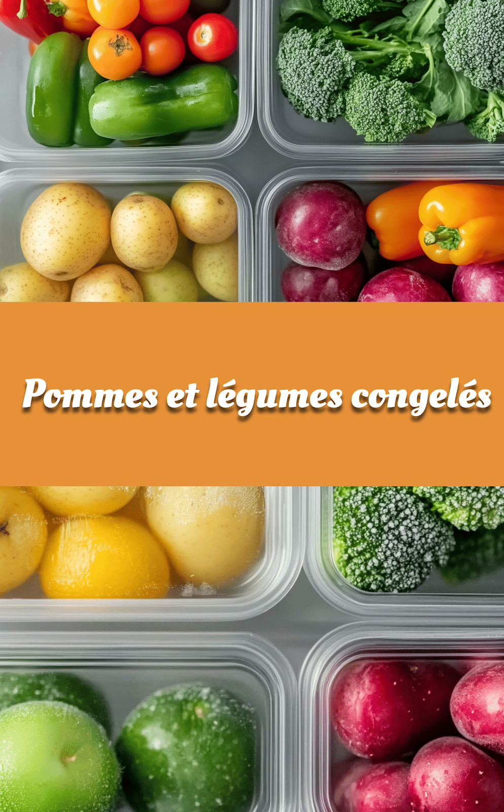 Pommes et légumes congelés