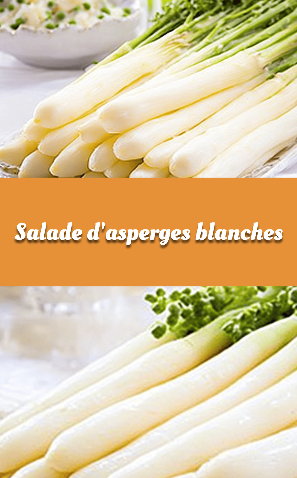 Salade d'asperges blanches