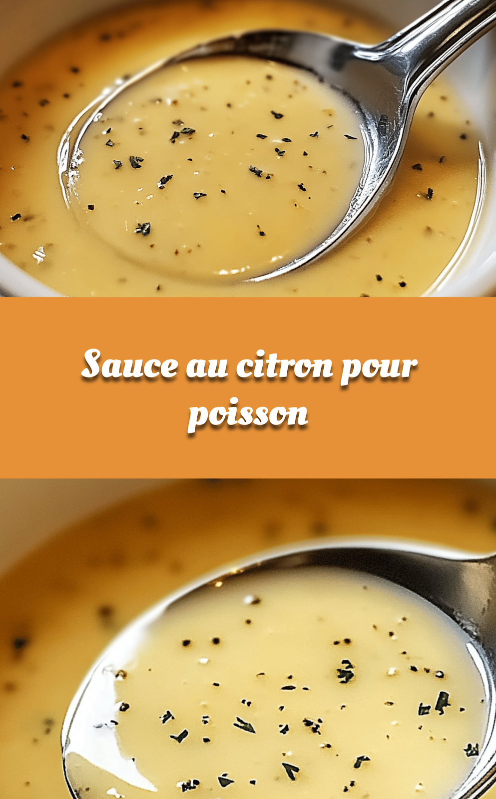 Sauce au citron pour poisson