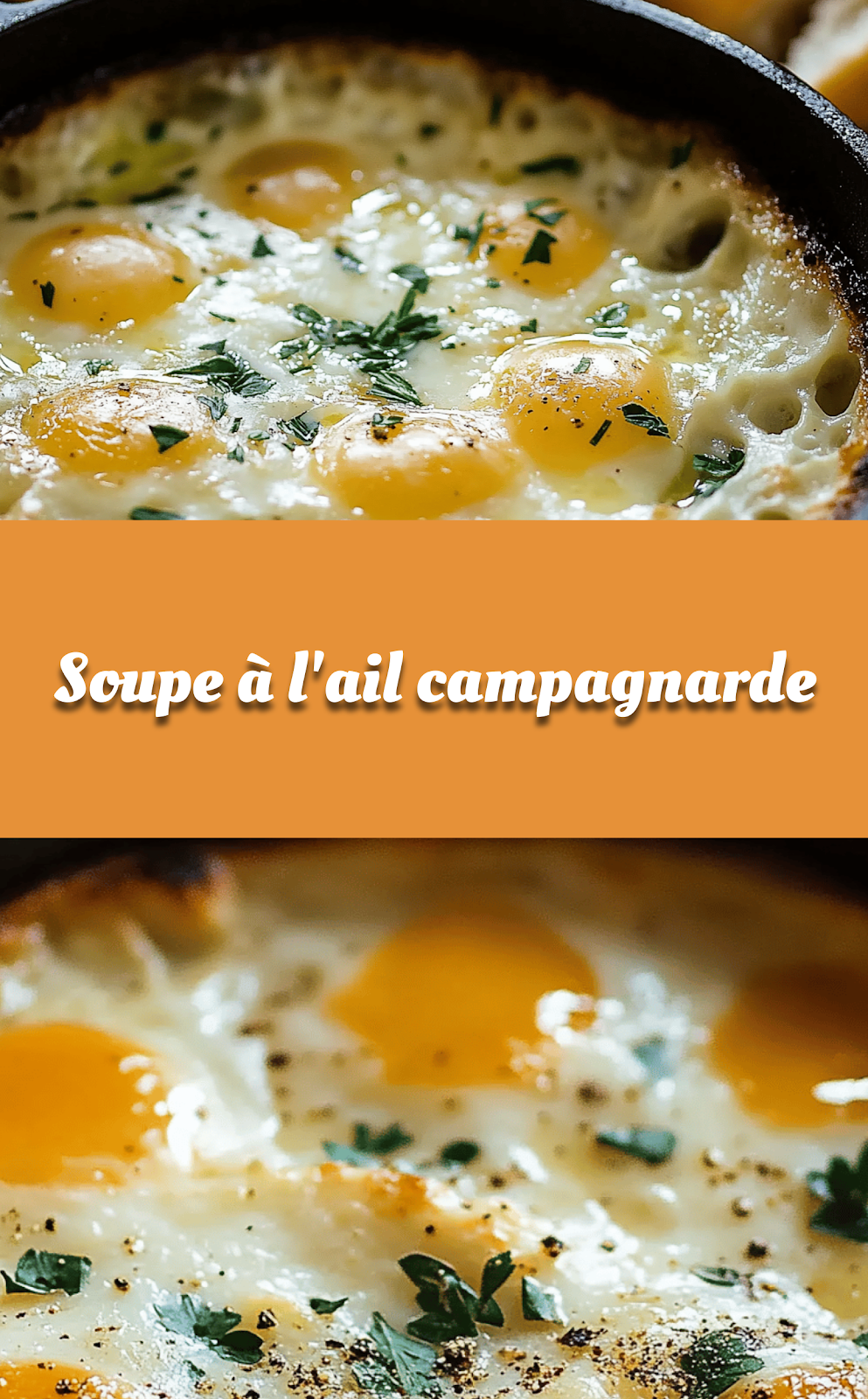 Soupe à l'ail campagnarde