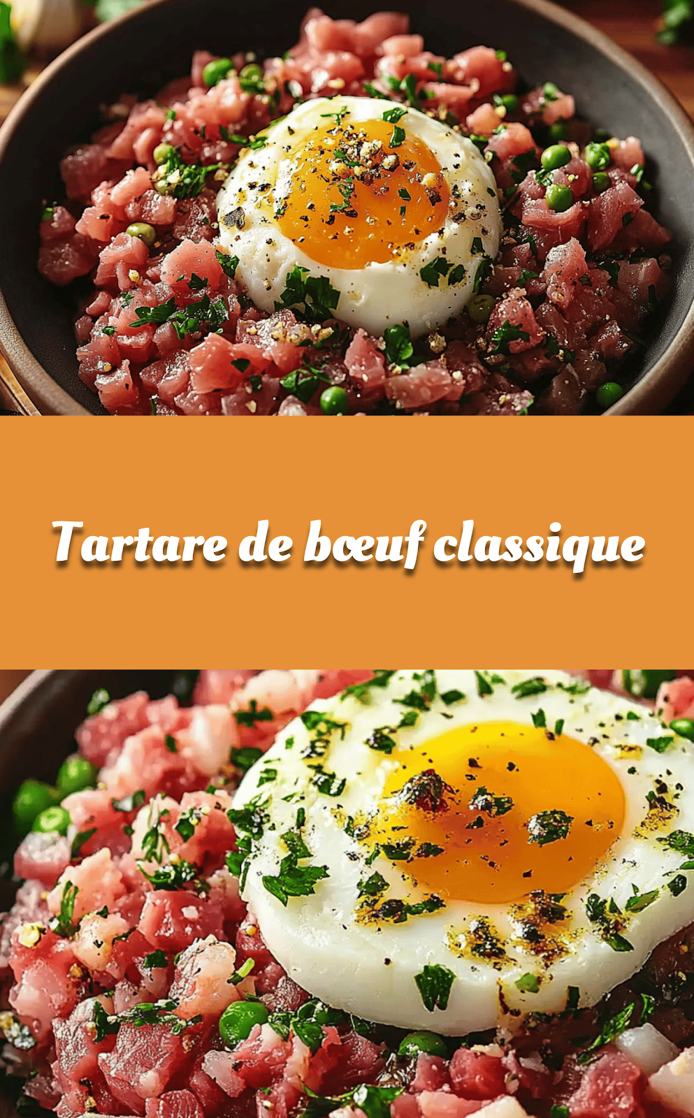 Tartare de bœuf classique