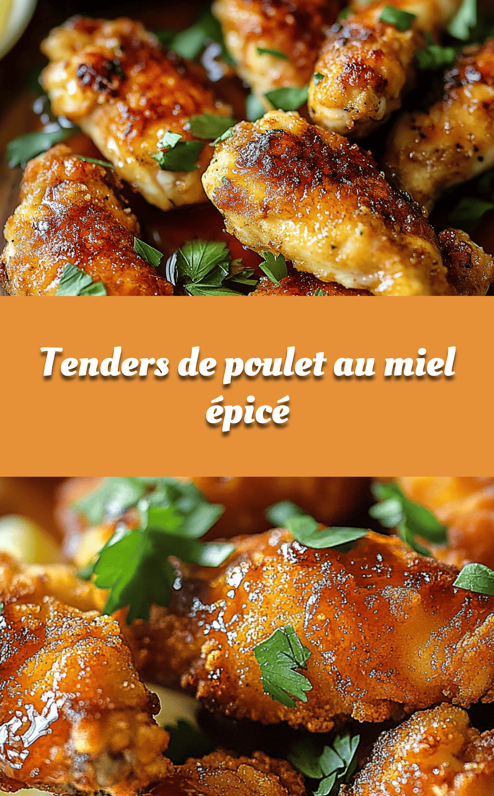 Tenders de poulet au miel épicé