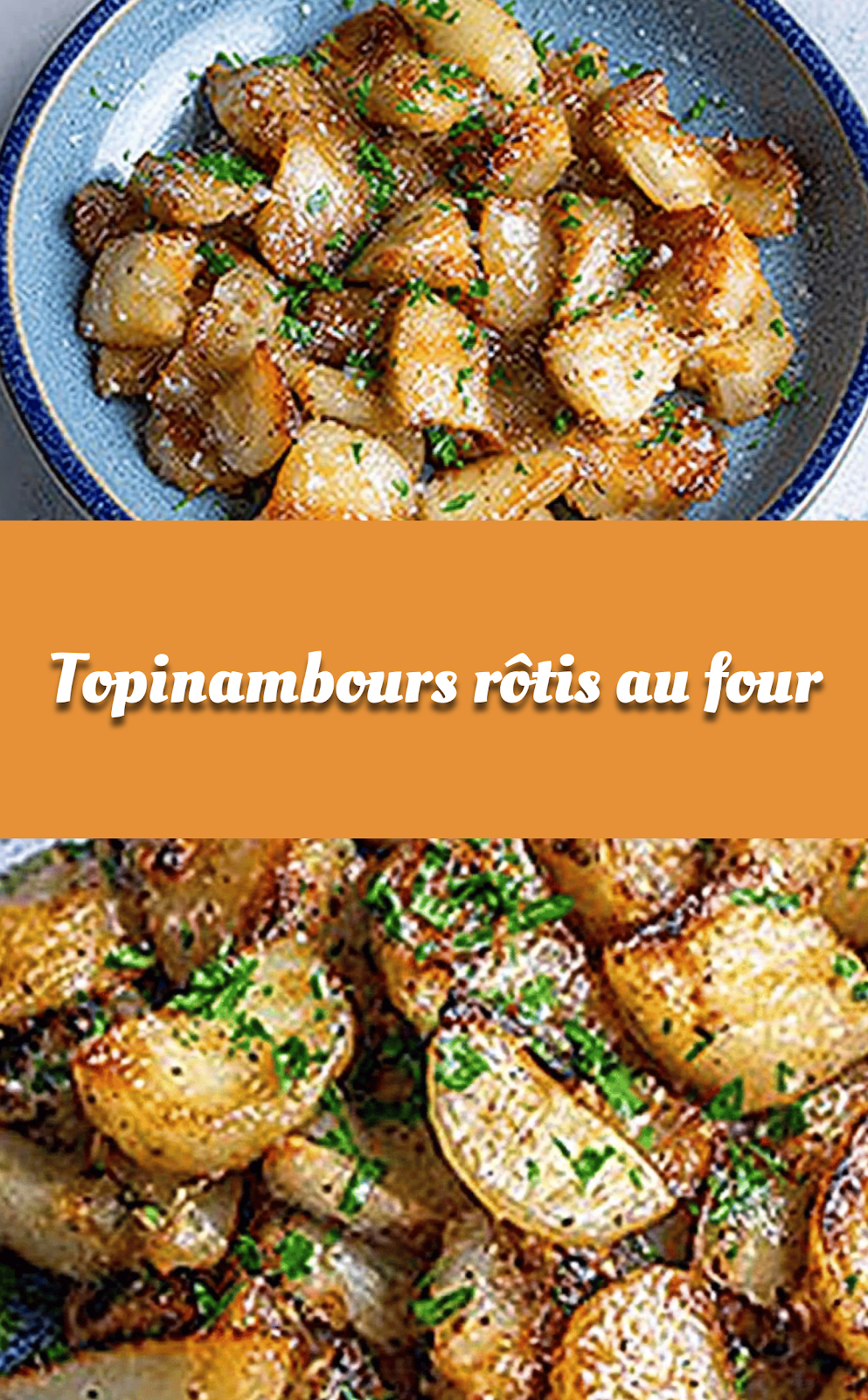 Topinambours rôtis au four