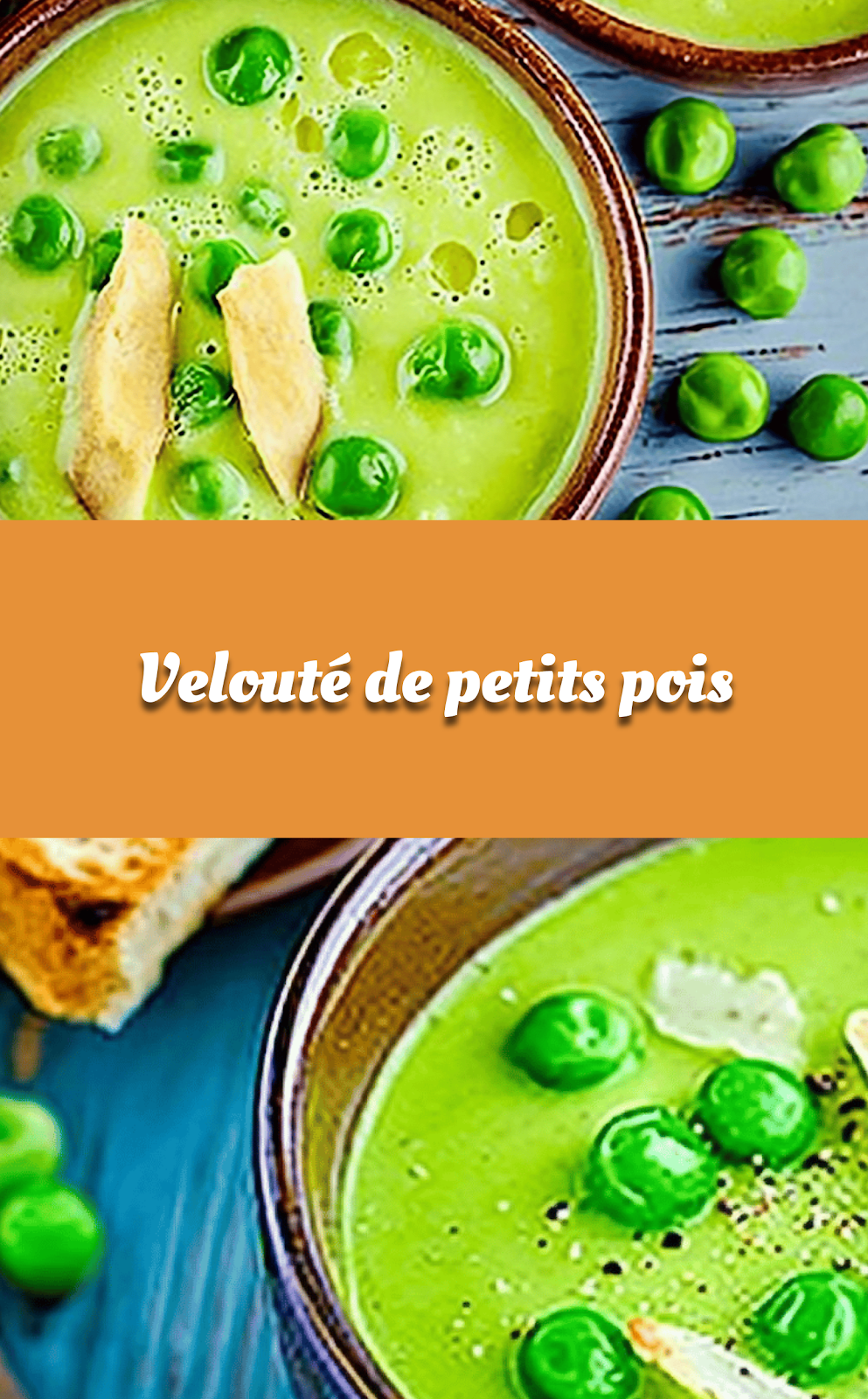 Velouté de petits pois