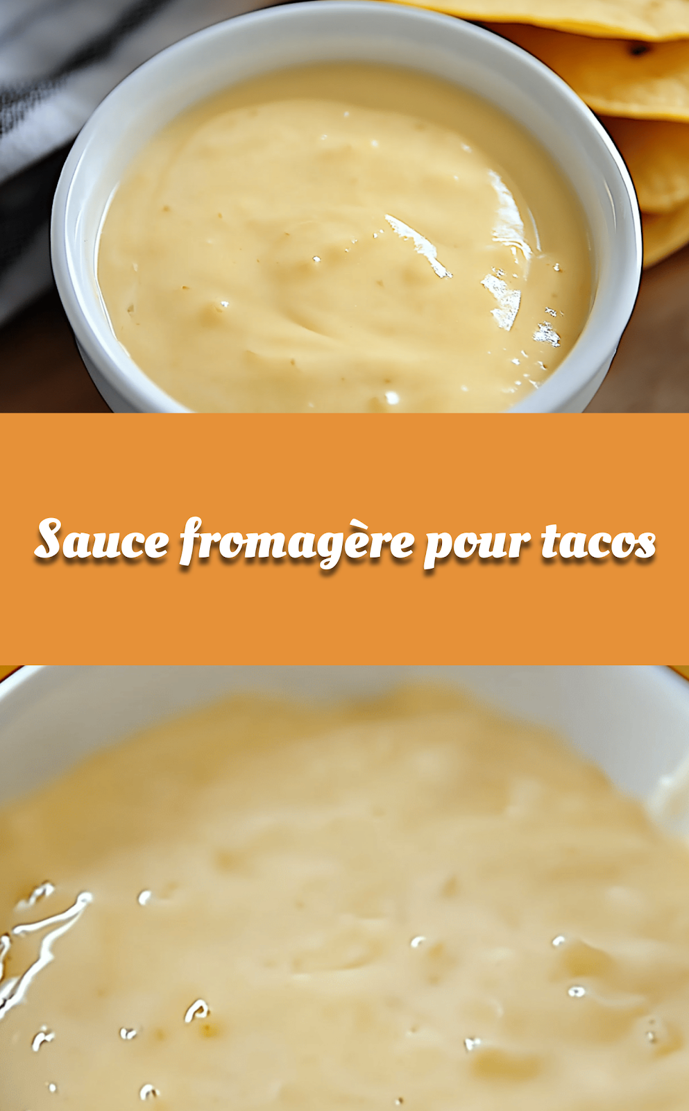 Sauce fromagère pour tacos