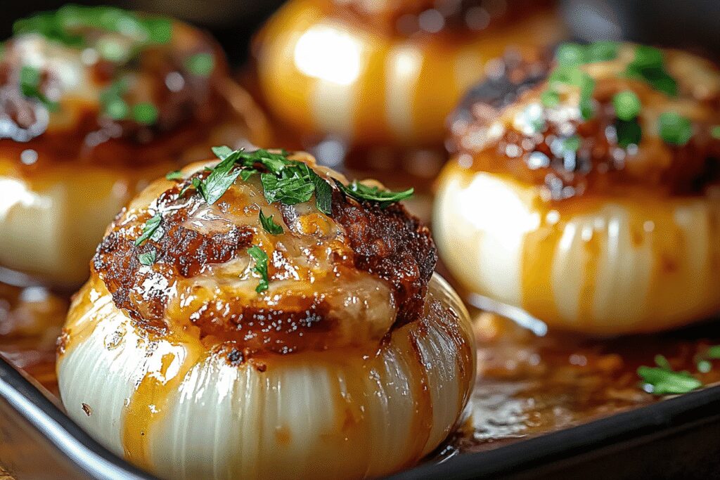 Bombes d'oignon au fromage