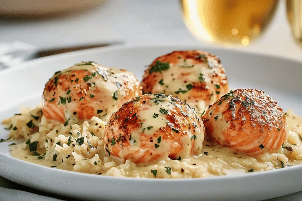 Boulettes de saumon à la moutarde