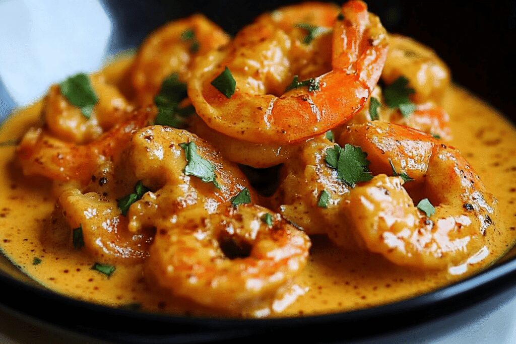 Curry de crevettes au coco