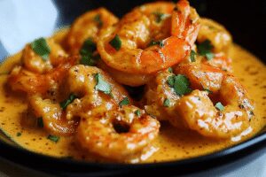 Curry de crevettes au coco