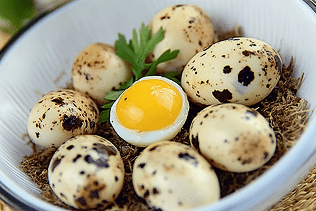 Oeuf de caille dur