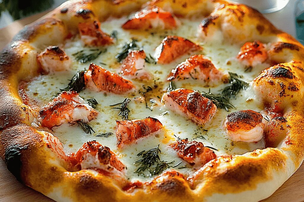 Pizza au homard