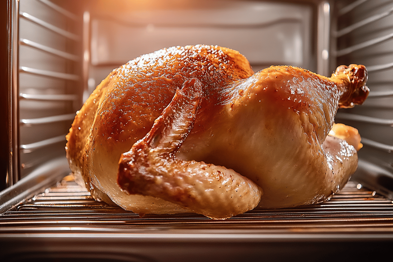 Poulet rôti au four