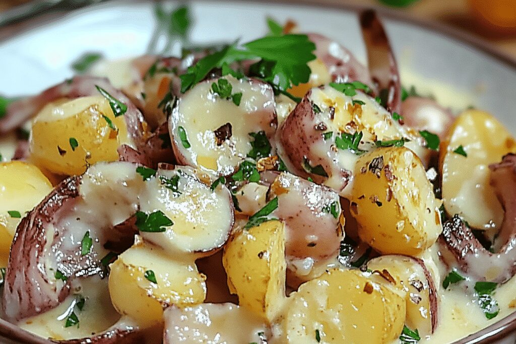 Salade de poulpe aux pommes de terre