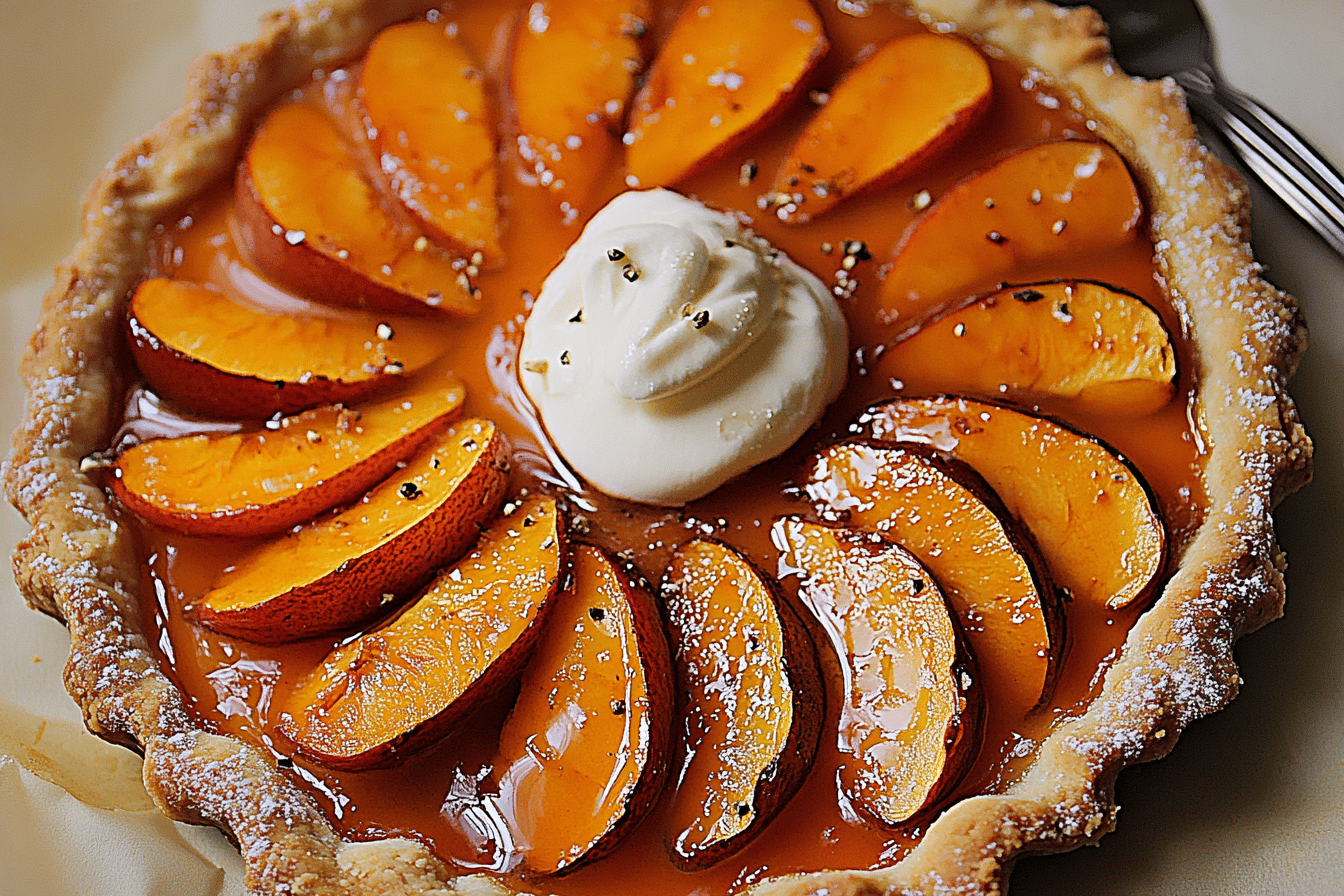 Tarte aux abricots
