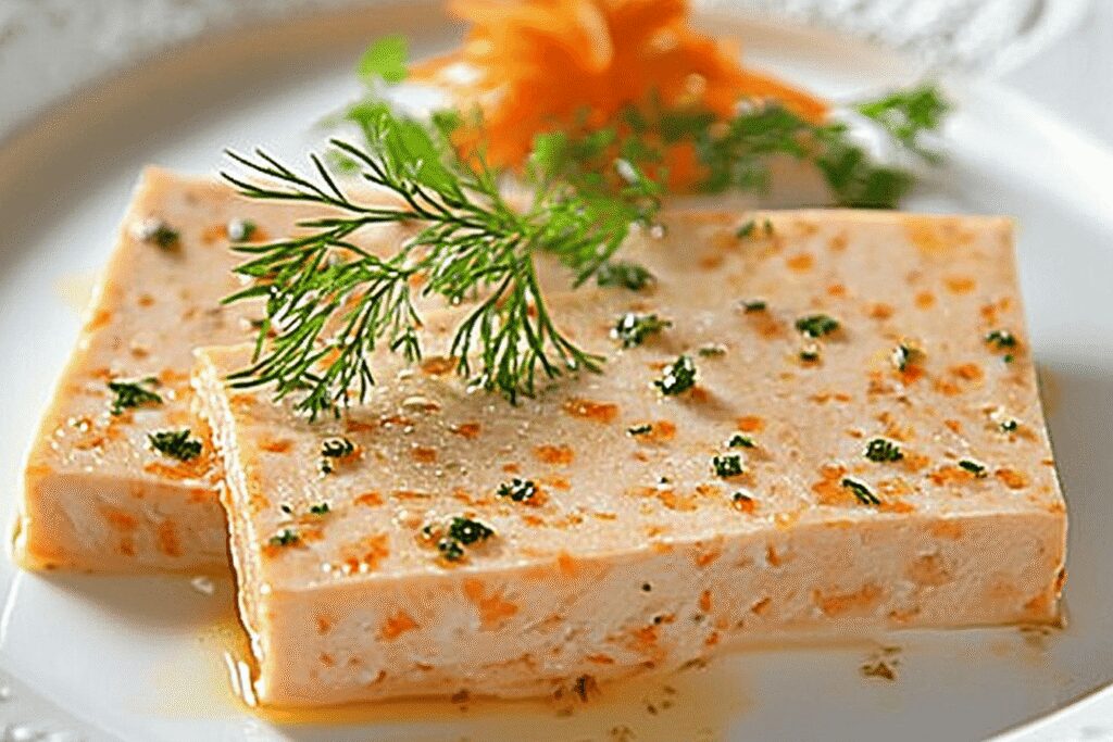 Terrine de saumon et cabillaud