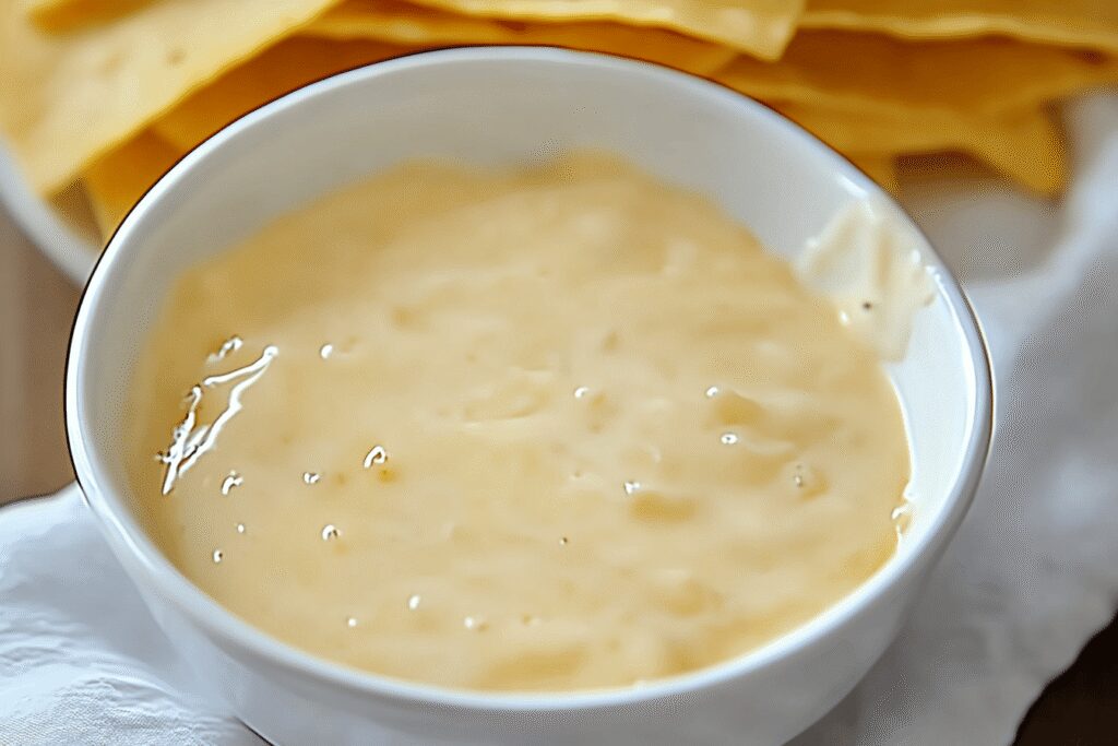 Sauce fromagère pour tacos