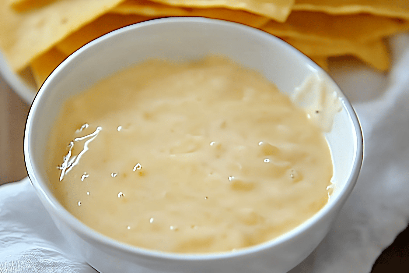 Sauce fromagère pour tacos