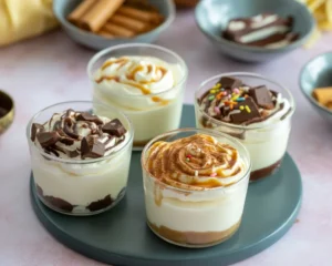 Recette facile de McFlurry maison avec crème, mascarpone et garnitures au choix.